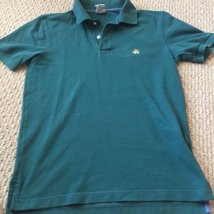 Green brooks brothers polo